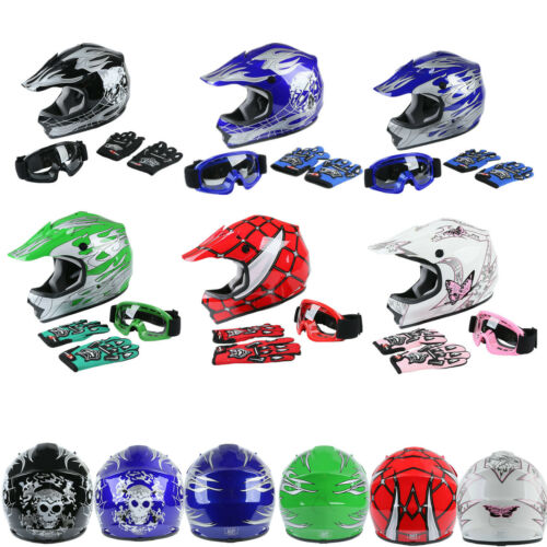 TCMT XF270214 DOT Youth Kids Dirt Bike внедорожный шлем для мотокросса с полным лицом снегоход