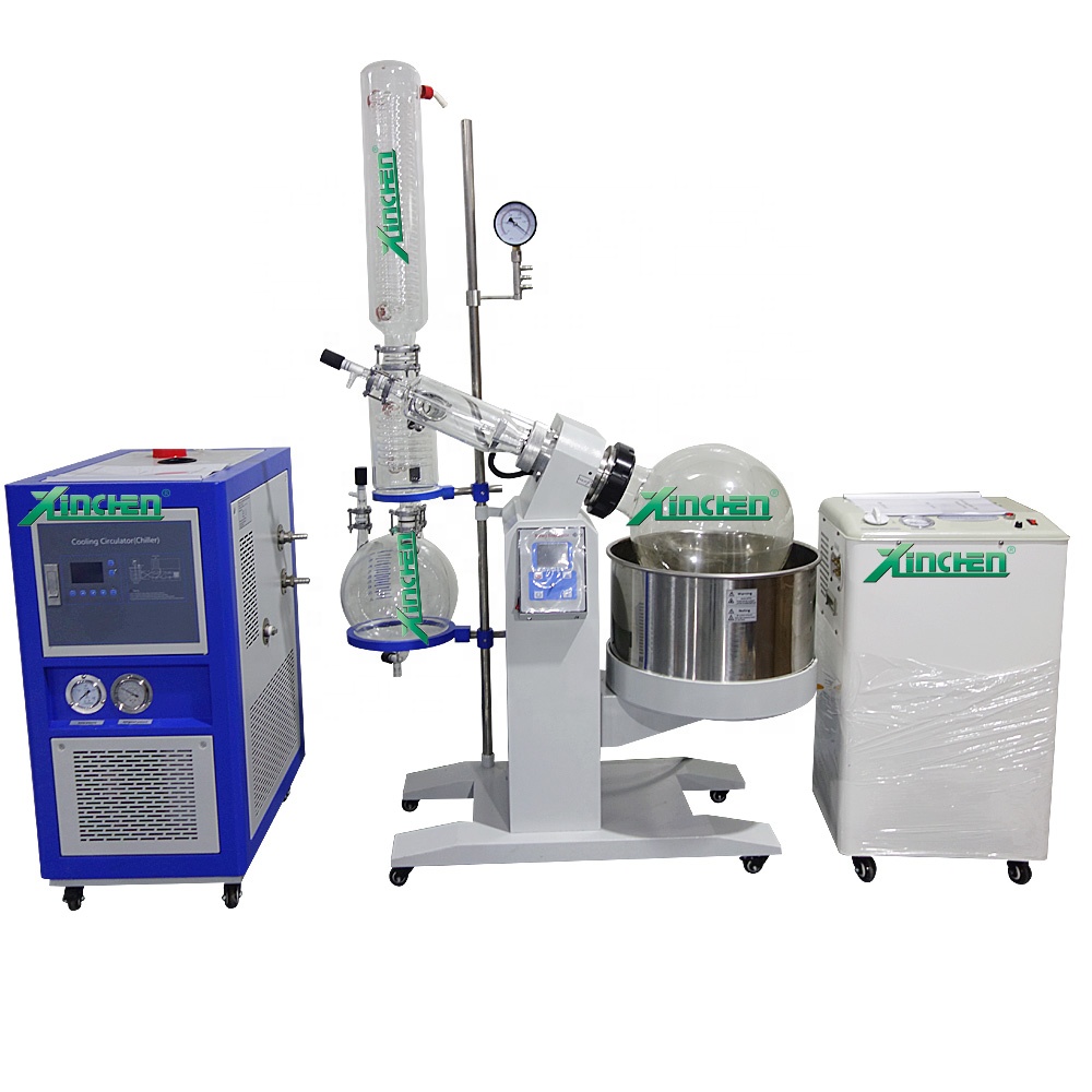 Rotoevaporator Roto Evaporator Essential Oil/Alcohol Extraction Rotary Evaporator 50L Film Kits Vacuum Distillation Equipment