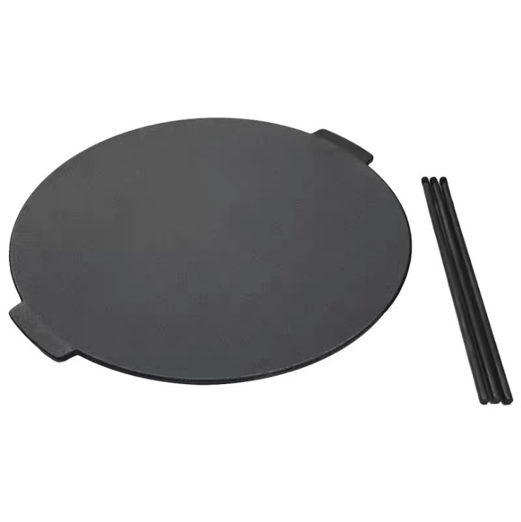 Removable leg design cast iron pots and pans cookware sets camping pan cooking pans