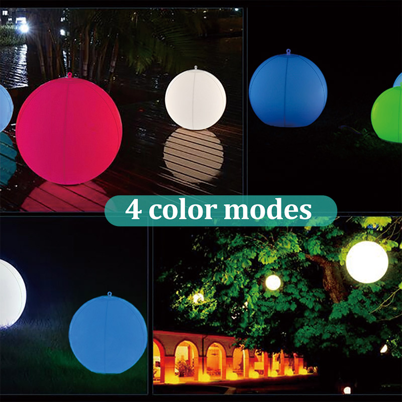 Newest Inflatable Solar Globe LED Rechargeable Floatable Light