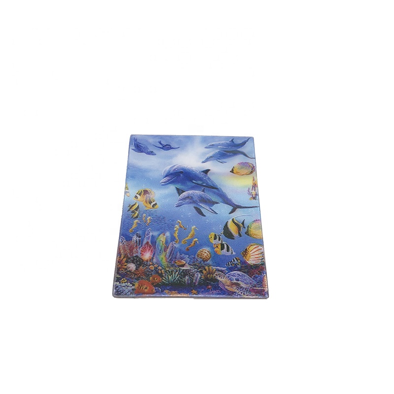 High quality custom size animal style lenticular printing stickers 3d