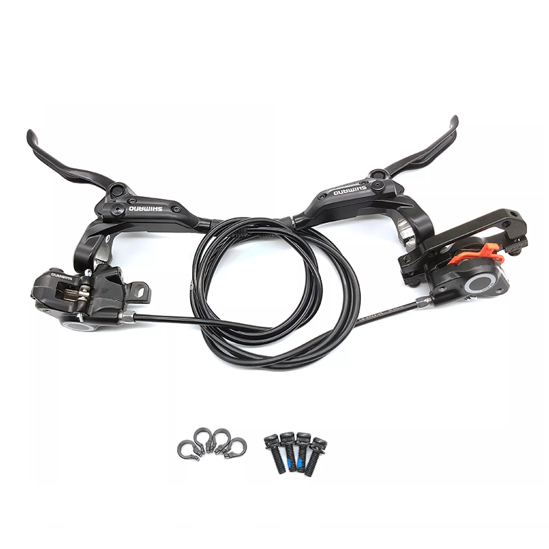 Shimano BR-BL-M355 BL-M365 гидравлические тормоза для велосипедов M355 M365 MTB велосипеда дисковый тормоз зажим горы тормозные колодки комплект черного цвета сбоку хорошо M315