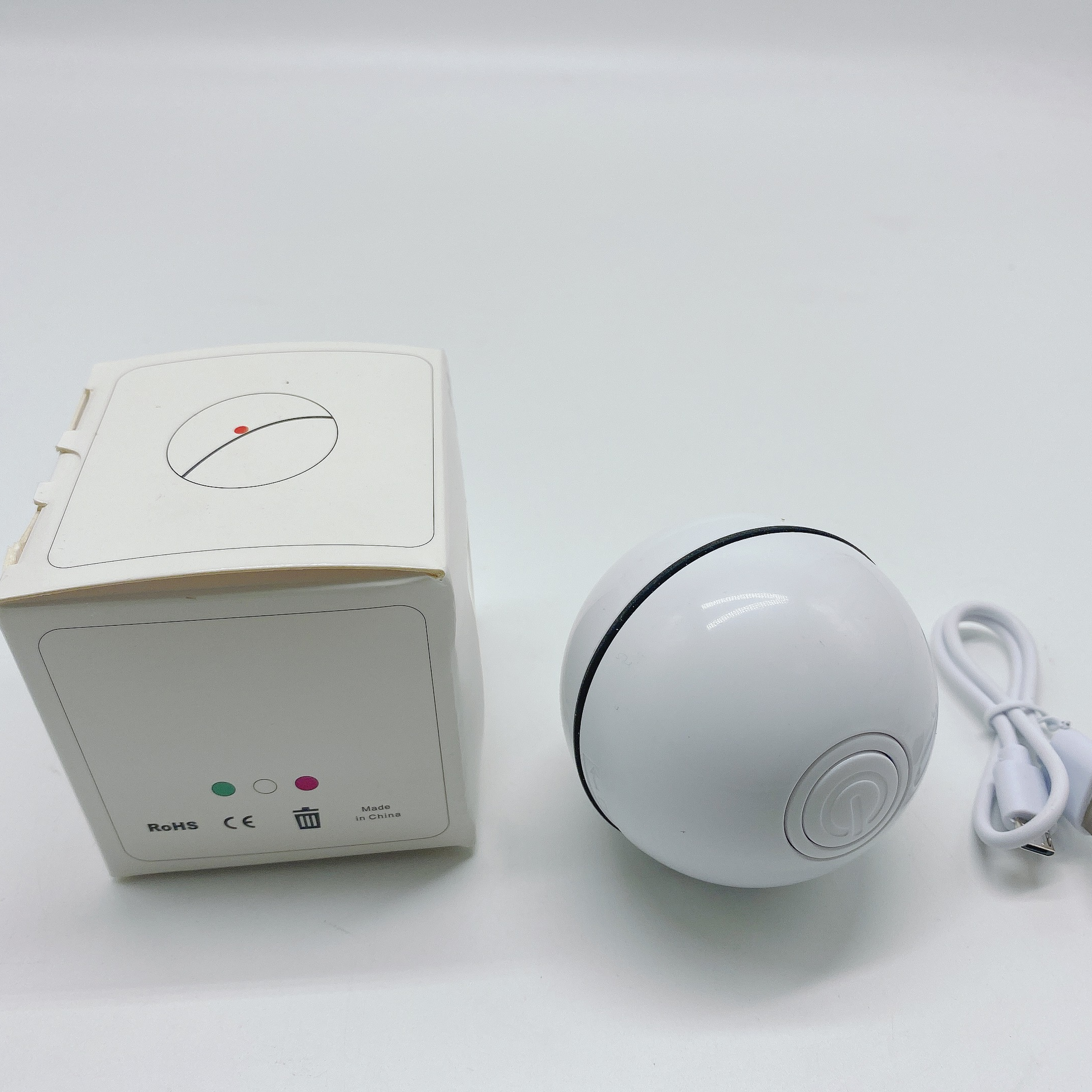 Игрушка для домашних животных, кошек, светодиодный светящийся мяч для кошек, зарядка через USB, Умная игрушка для кошек, Электрический вращающийся шар, Прямая продажа от производителя