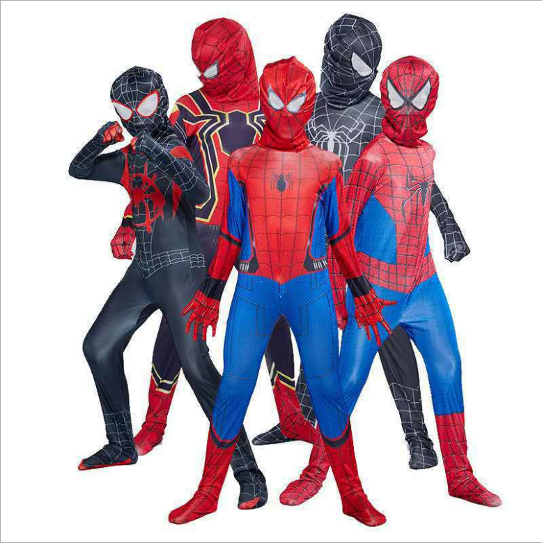 Halloween children's Marvel Spider-man hero fabric tights stage dress up costume