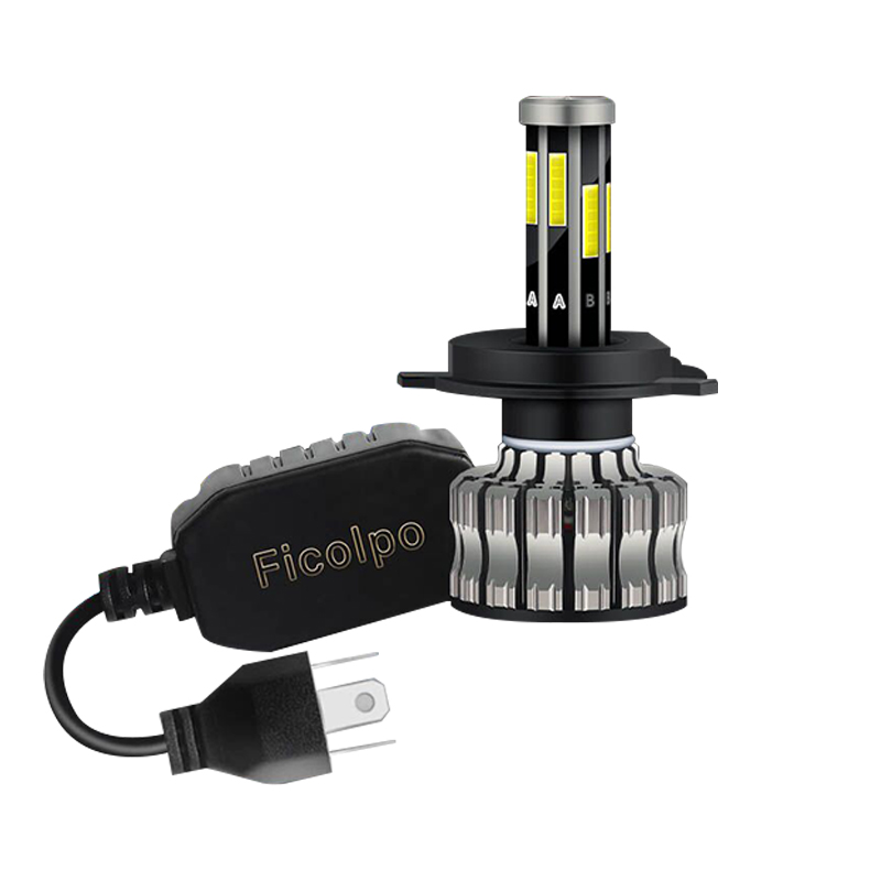 New 8 Sides Car Led Headlights Bulbs Replacement 9006 9005 H1 H3 H7 H4 H8 H11 COB High Power Tacpro
