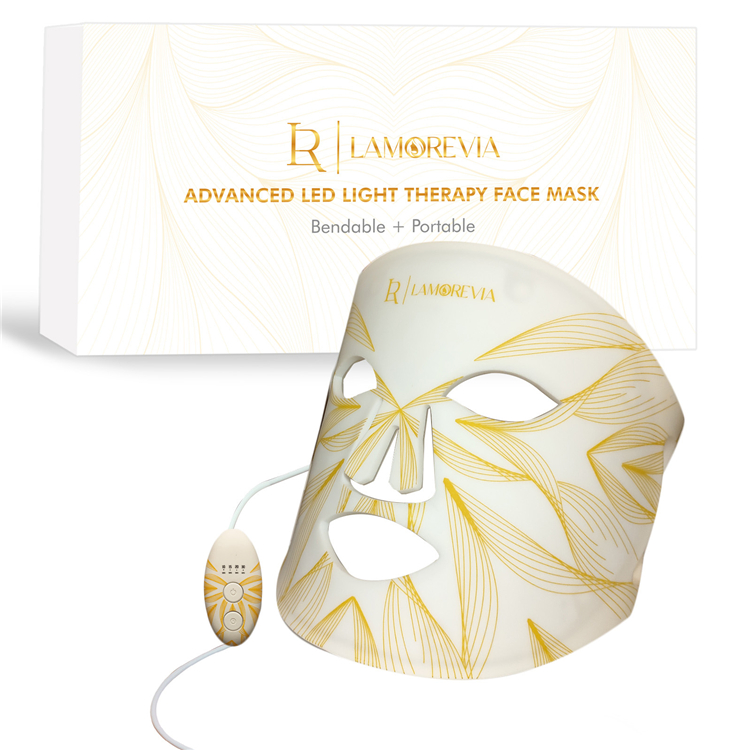 top sales portatil multi-function skin beauty sans fil skin rejuvenation 4 color facial silicone led red light therapy product