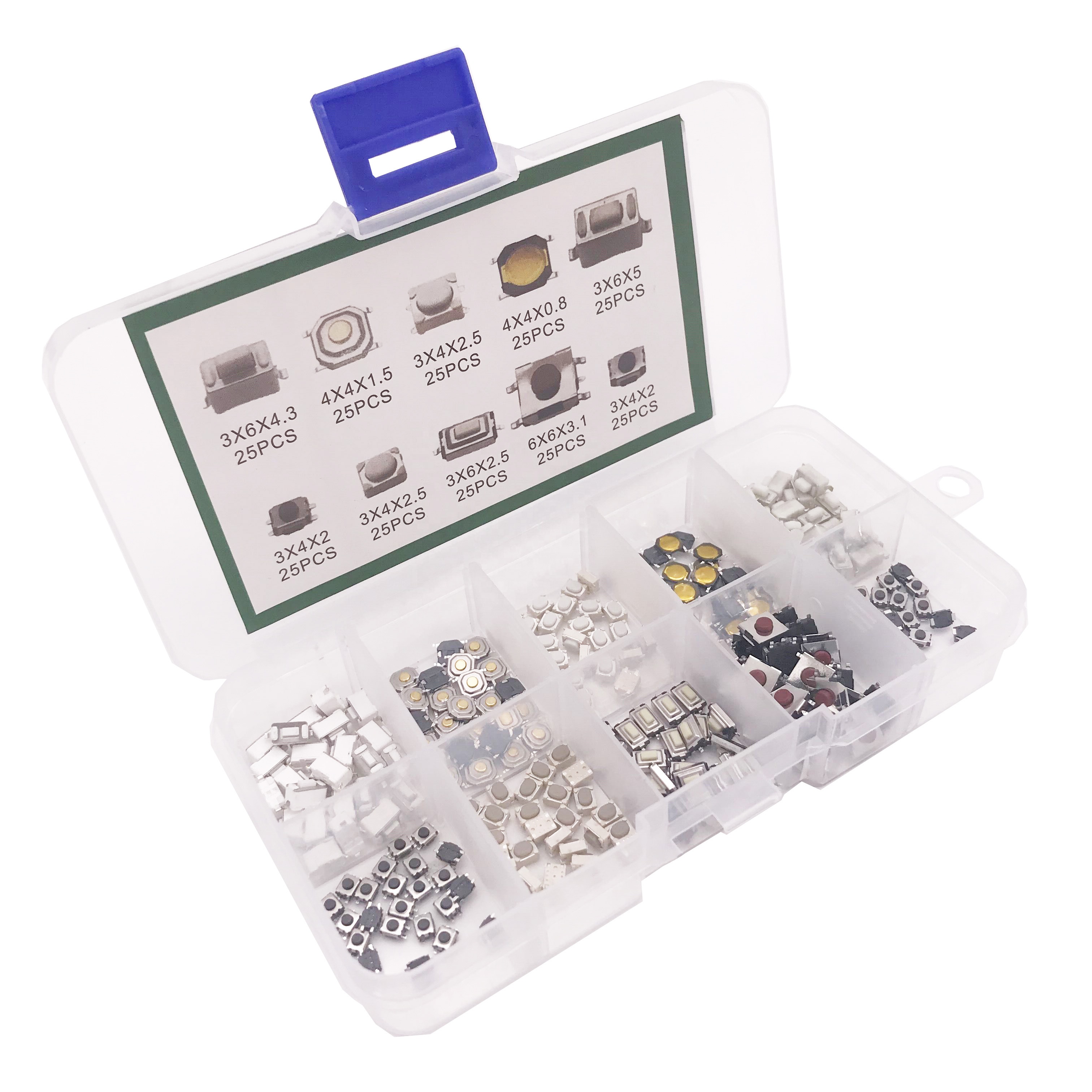 250 шт./лот 10 стоимость крошечные Миниатюрные PCB SMD, монтируемая поверхность, мгновенные Кнопка микро тактильные сбросить кнопочный переключатель для автомобиля ключи