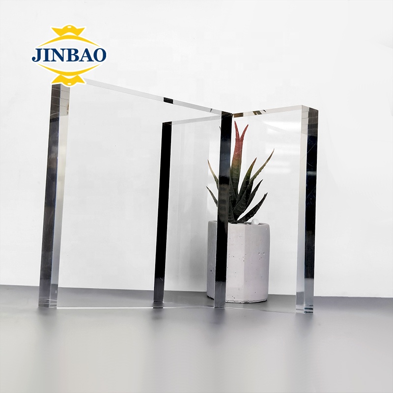 Резка акрилового перспекса JINBAO, 2050*3050 мм, 1220*2440 мм, 4 мм, прозрачное ПММА плексигласное стекло, прозрачное акриловое производство