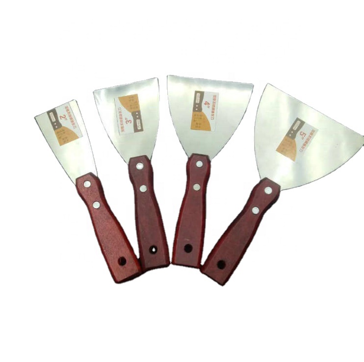 Factory Wholesale Czech handle stainless steel putty knife different inches putty knife