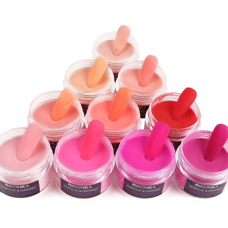 Private Label Light Color Acrylic Powder Bulk Nail Extension Design Powder Engraving 3D Pattern Dust Custom Acrylic Powder