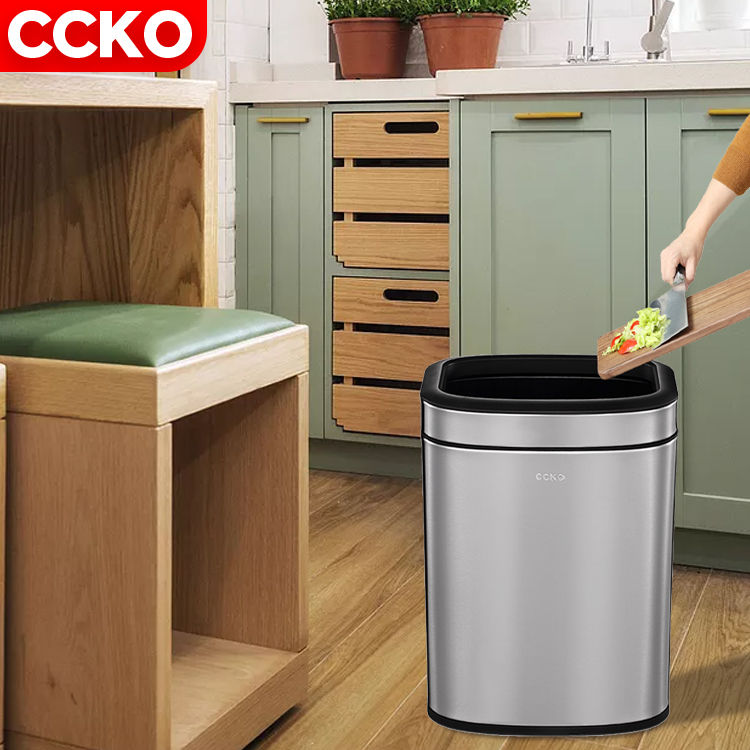 Мусорная корзина CCKO 6L/10L/12L/20L/30L из нержавеющей стали
