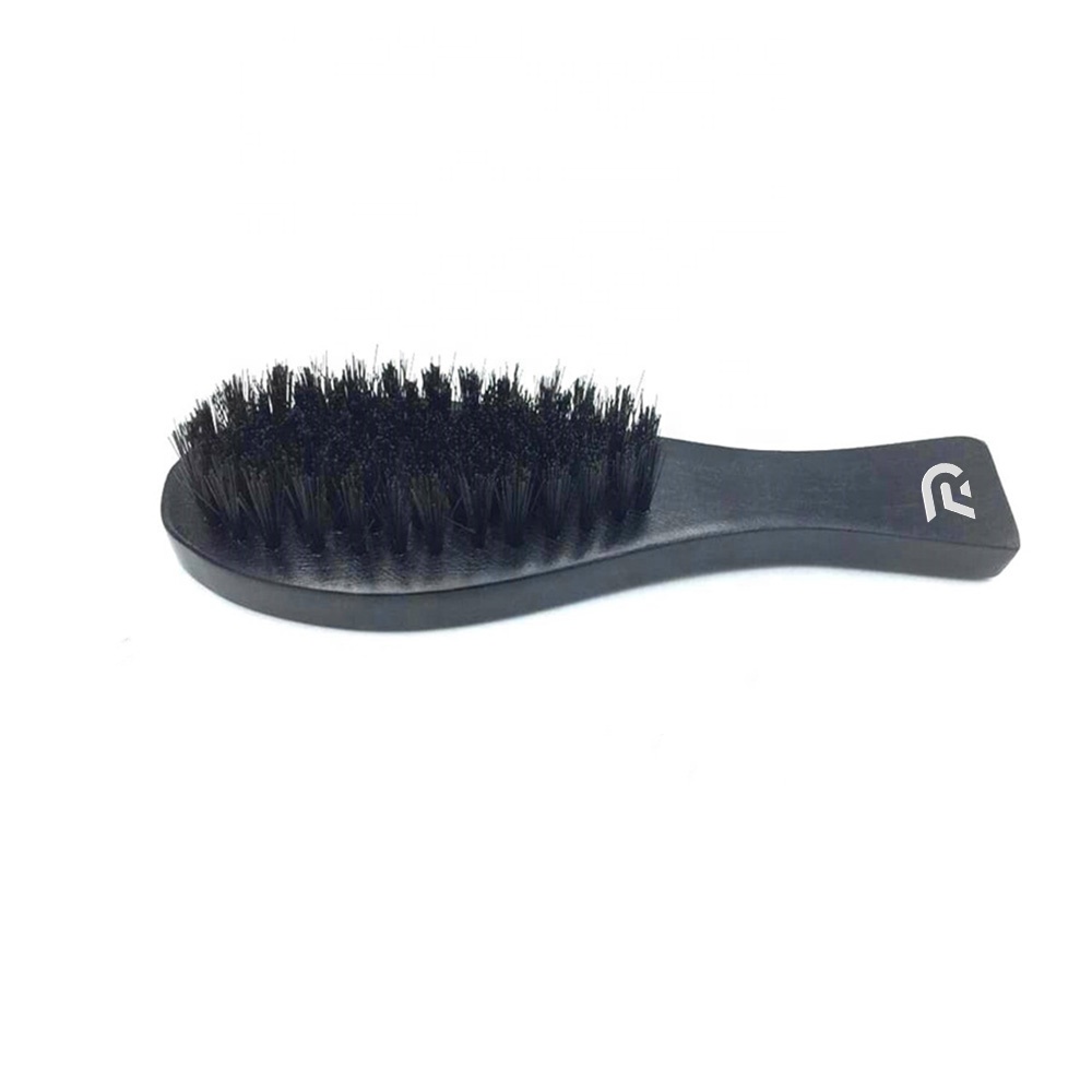 Prestige Razor 1918A | Flat Bottom Beard Brush with 100% Boar Bristle for Shaving |Best Wooden Beard Brush for Men Personal Care