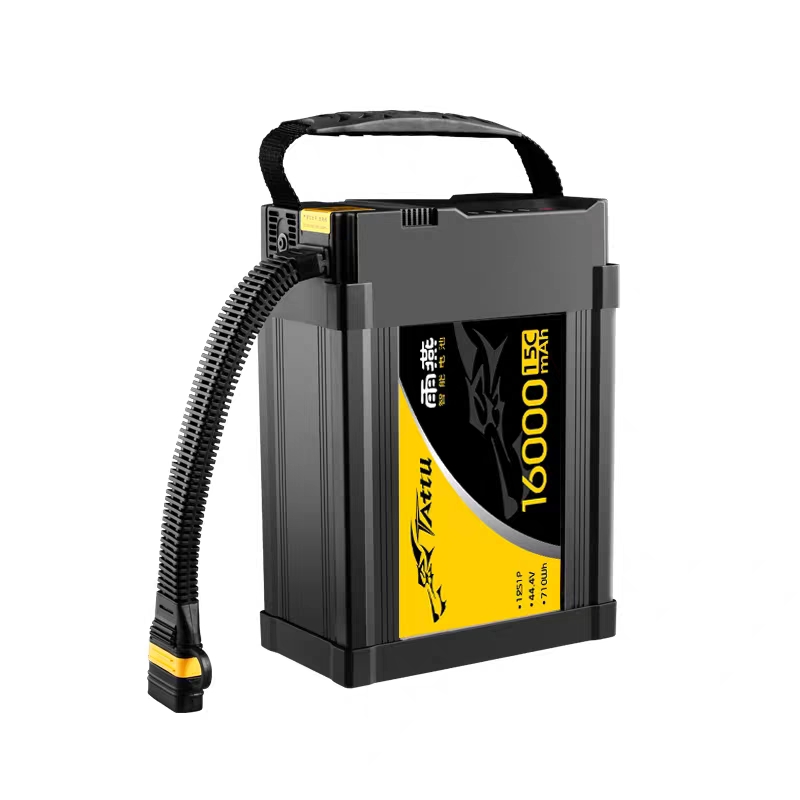 Горячая продажа 12s 44,4 v 16000mah 16AH 15c rc lipo батарея smart battery