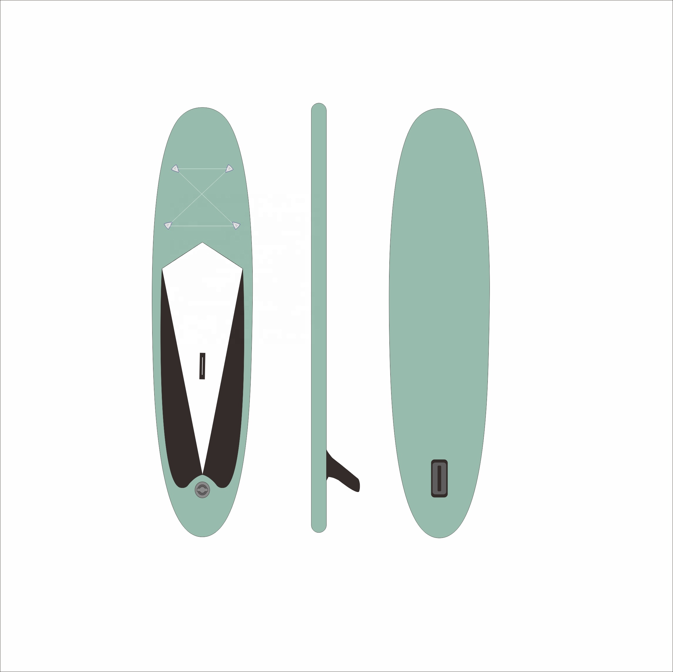 2021 Leisure Paddle Boards stiff and light hydrofoil