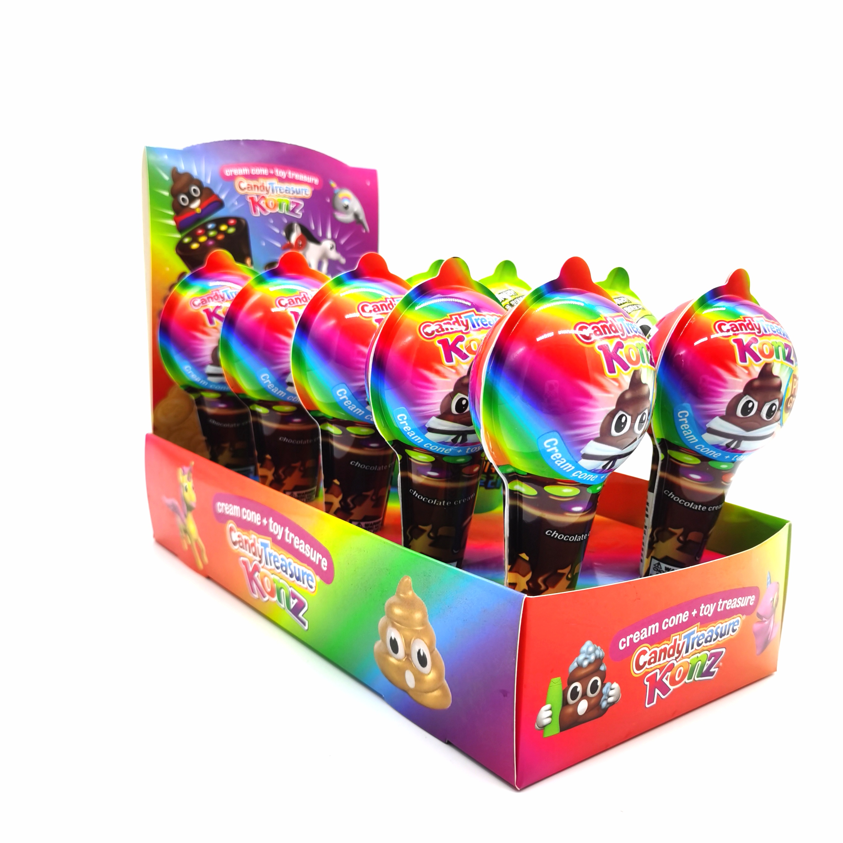 custom shape ice cream cone surprise chocolate egg with toy new shape