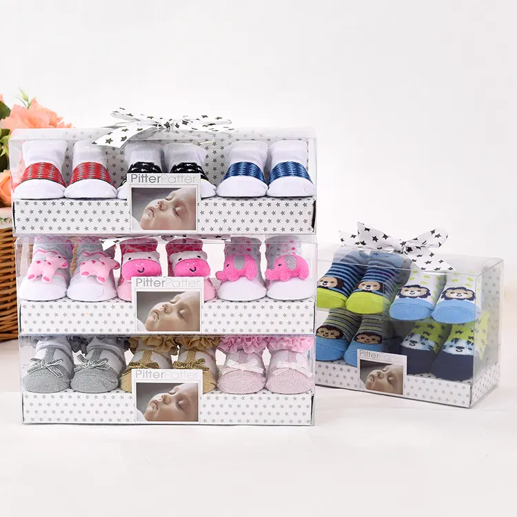 Aoyatex Baby Socks Wholesale Slip Custom Gift Set Newborn Boys And Girls Organic Cotton Baby Socks