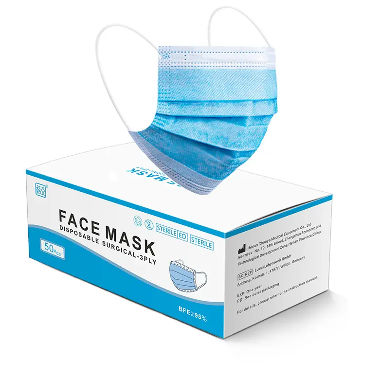 disposable medical mask stock in hand with ce certificate direct face mask factory surgical face mask