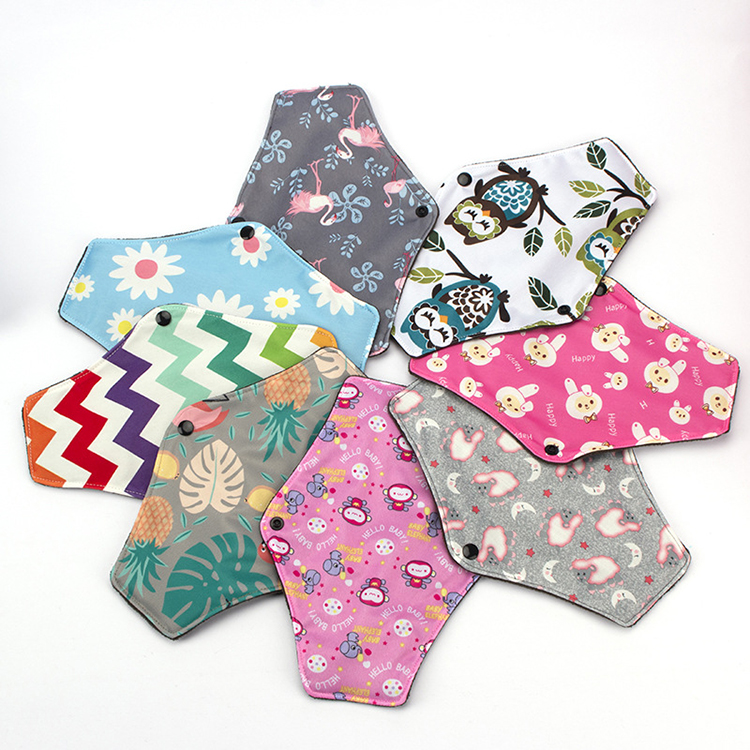 New reusable and washable sanitary napkin menstrual cloth pad