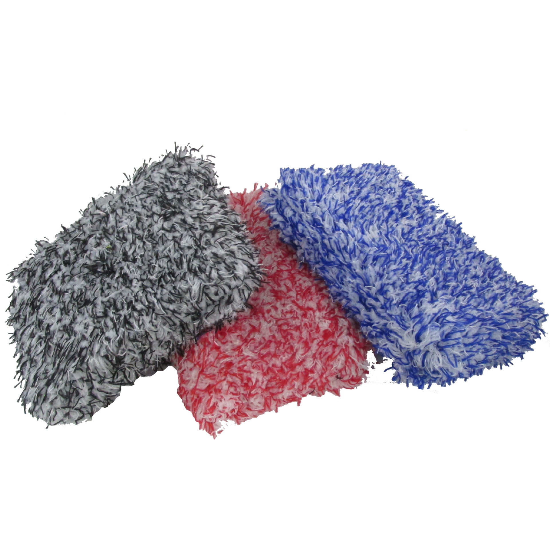 High Water Absorption Chromatic Plush Car Cleaning Sponge Car Applicator Sponge