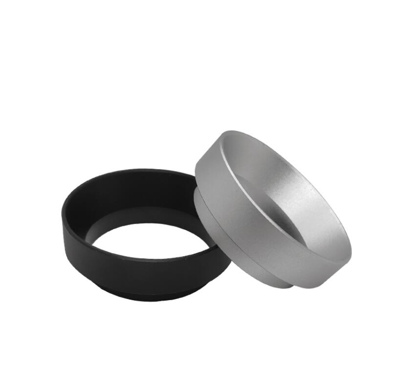 51mm 54mm 58mm Silver Color Dosing Ring Intelligent Coffee Powder Ring Espresso Dosing Funnel Ring