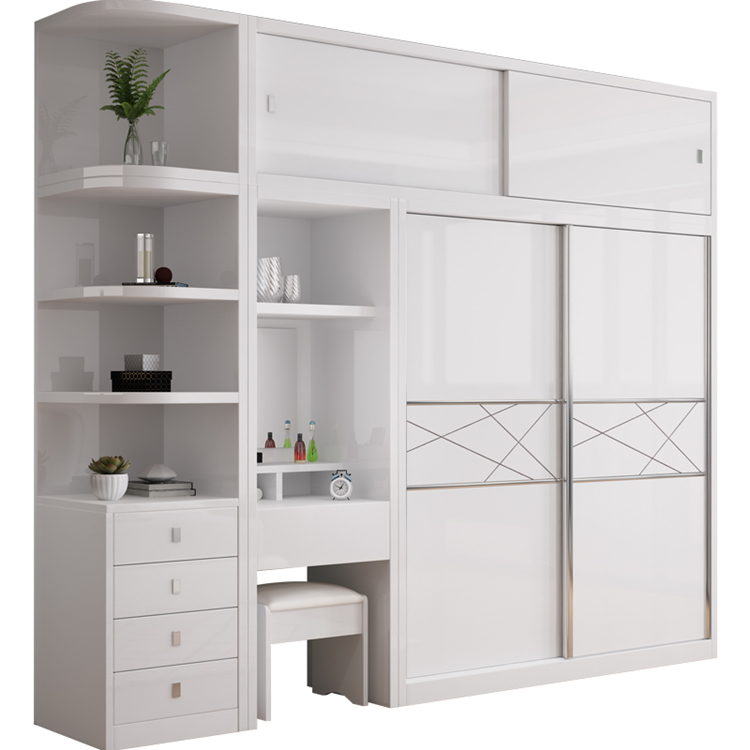 Gorgeous girls wardrobes with dressing table customized wardrobe cabinets