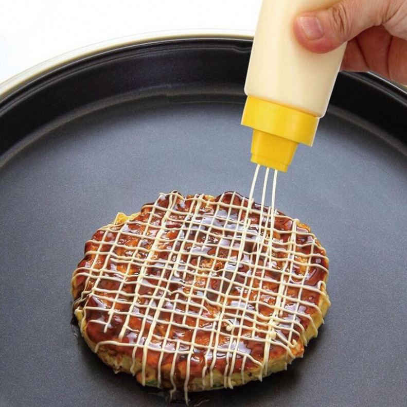 4 hole salad ketchup sauce bottle squeeze dispenser cruet seasoning container kitchen accessories cooking tool