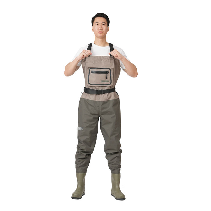 Clearwater Bootfoot Fly Fishing Waders - Modern Fit Chest Waders with Vulcanized Neoprene Felt Sole Wading Boots