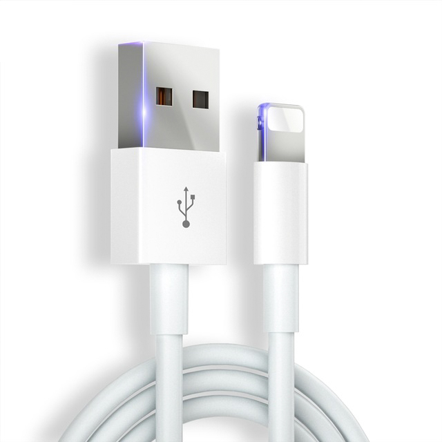 Кабель зарядный 8-контактный с разъемом USB A и lightning, длина 1 м, 3,3 фута