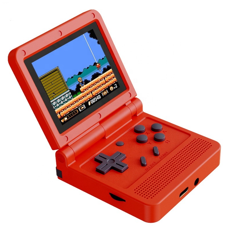 Игровая консоль V90, портативная игровая консоль с 16 имитаторами, 16 ГБ, 64 ГБ, два режима работы, для PS1, GBA, ретро