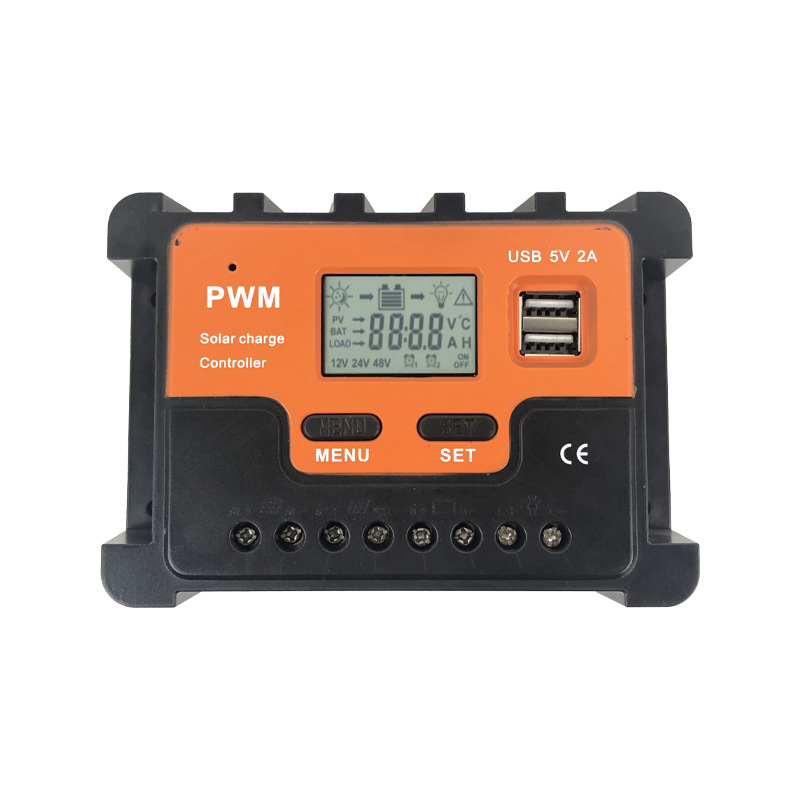 Factory Price 12V/24V auto 10A 20A 30A 40A 50A 60A PWM Solar Charger Controller