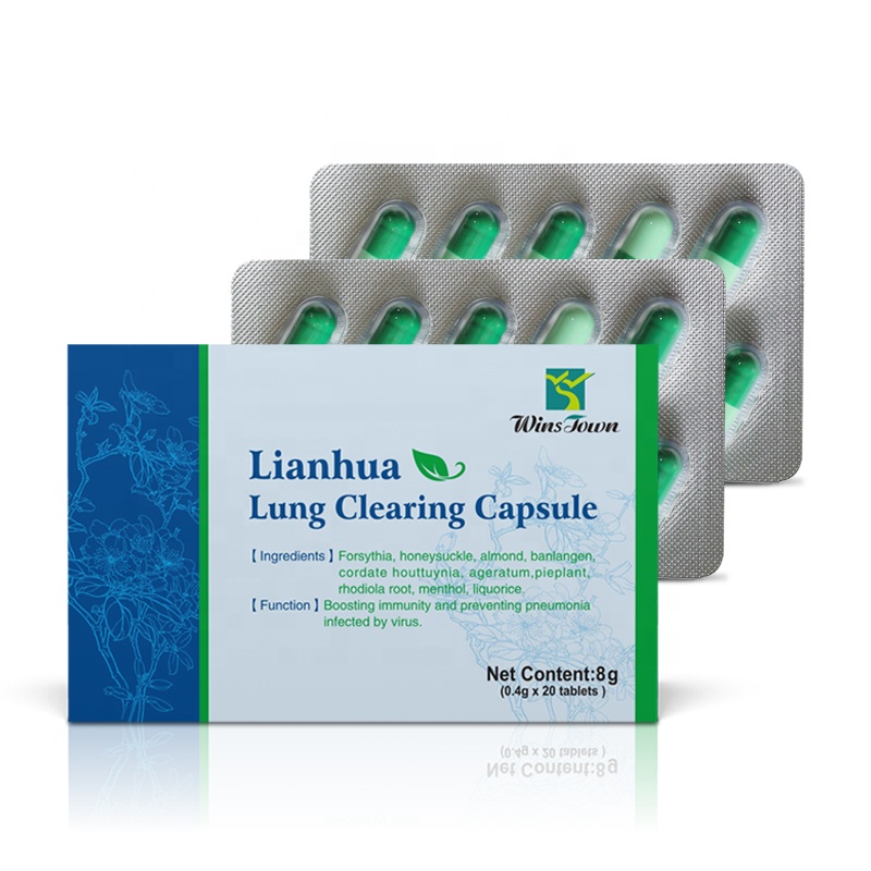 Wholesale agent Lianhua lung cleaning Capsules Chinese Natural health Herbs lianhua jiaonang Capsules