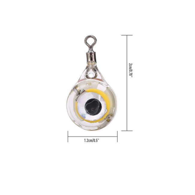 Mini 2cm led fishing light easy to carry