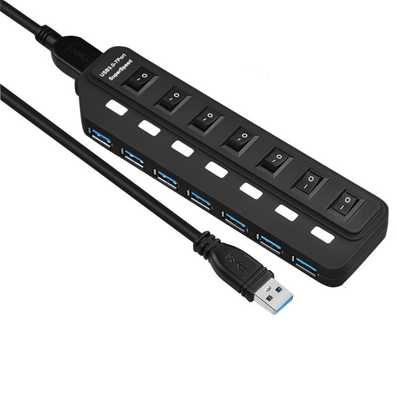 Индивидуальные выключатели питания 4 7 портов USB 3,0 концентратор 7 портов
