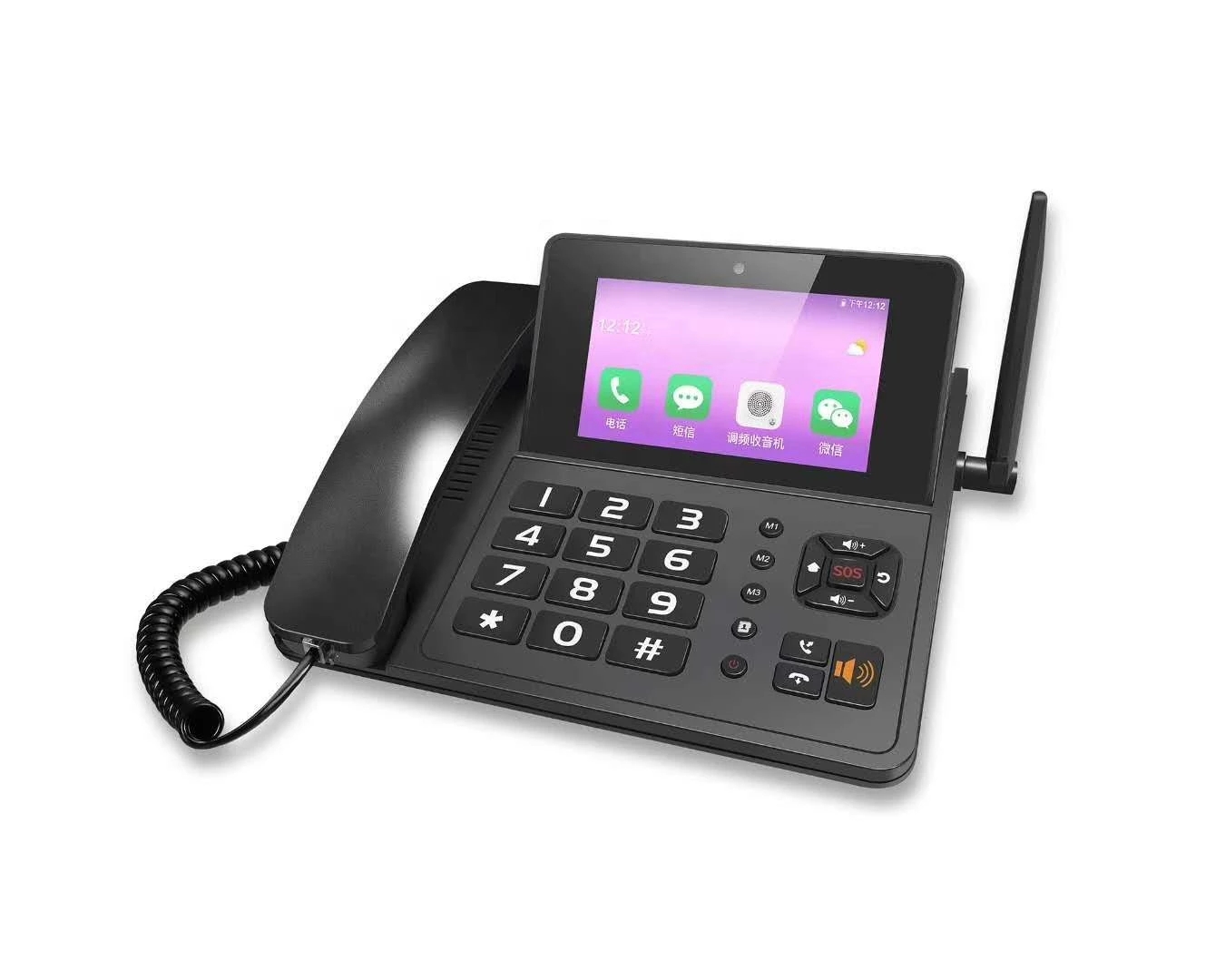 Телефон Landline 4G VOLTE LTE Android 10,1 телефон фиксированный беспроводной телефон умный сенсорный экран видеовызова спин Landline