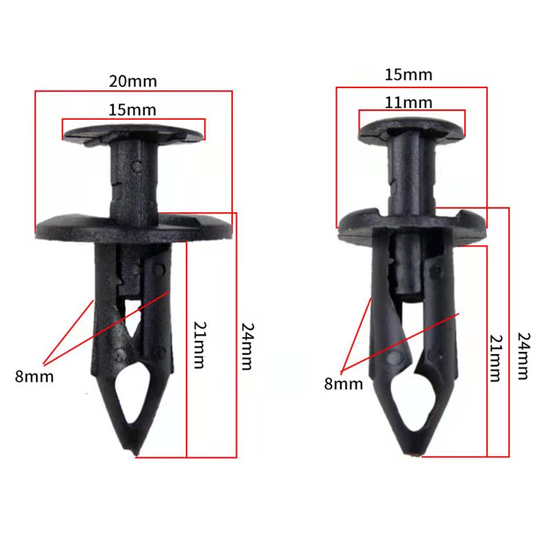 Universal auto plastic clips car door trim clips Push type Clip for Car
