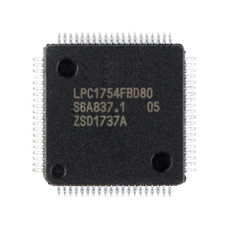 Новый импортный оригинальный микроконтроллер LPC1754FBD80 LPC1754 LQFP80