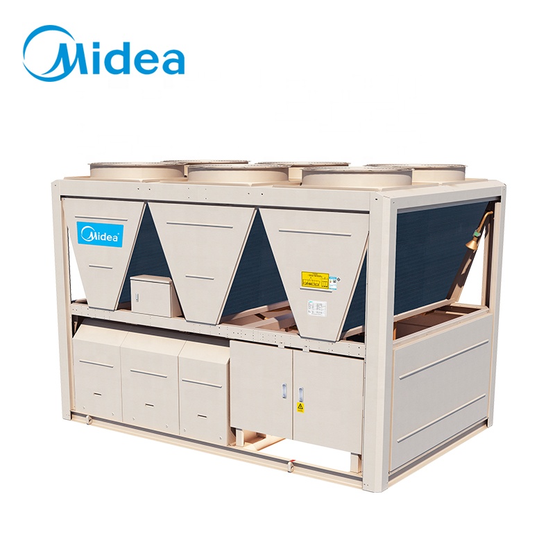 Высокоэффективный охладитель прокрутки Midea R410a большой емкости с воздушным охлаждением для строительства