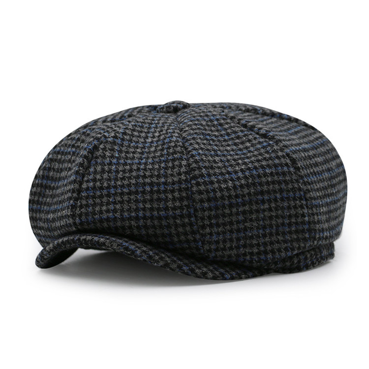 Оптовая продажа на заказ; Модная теплая шапка-пуховик; newsboy; Берет; ivy cap