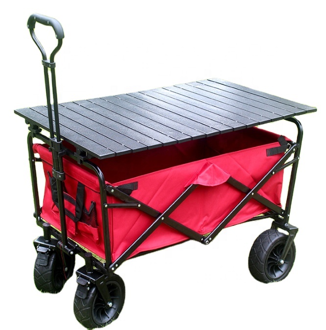 Portable Outdoor Camping Trolley Foldable Beach Wagon Carts for sale