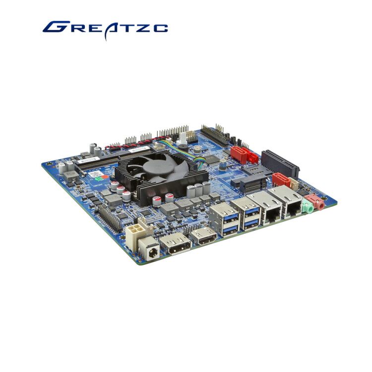 Тонкая материнская плата для процессора i3 i5 i7 с 2 портами ethernet 5x RS232 + 1X RS485 1xLPT 1xgpio 1xpcie X4
