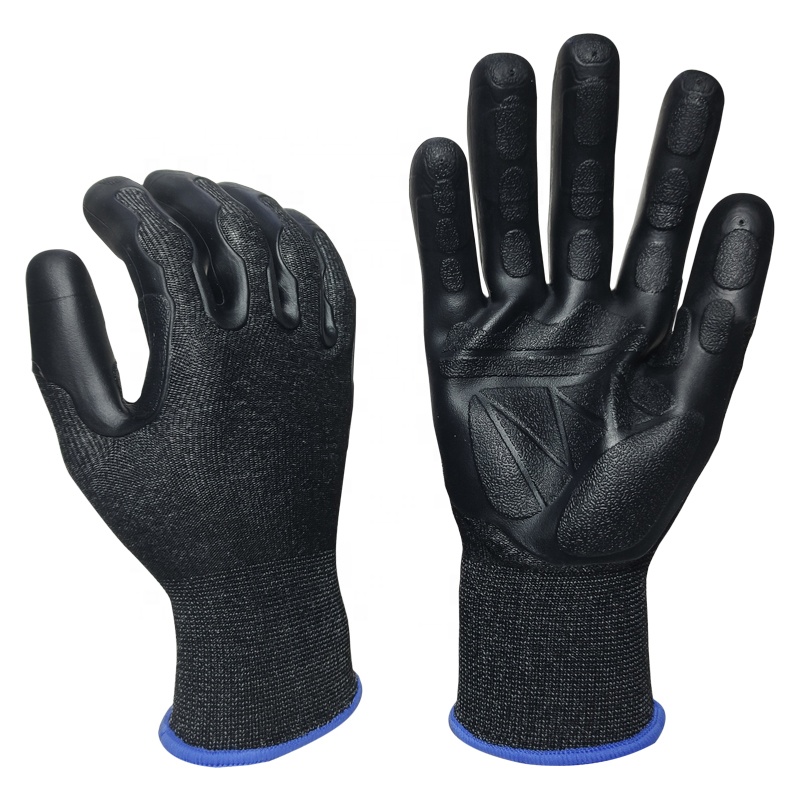 TPE Injection Protective Gloves, Anti-Slip, Wear-Resistant, Food Grade Labor Protection Gloves