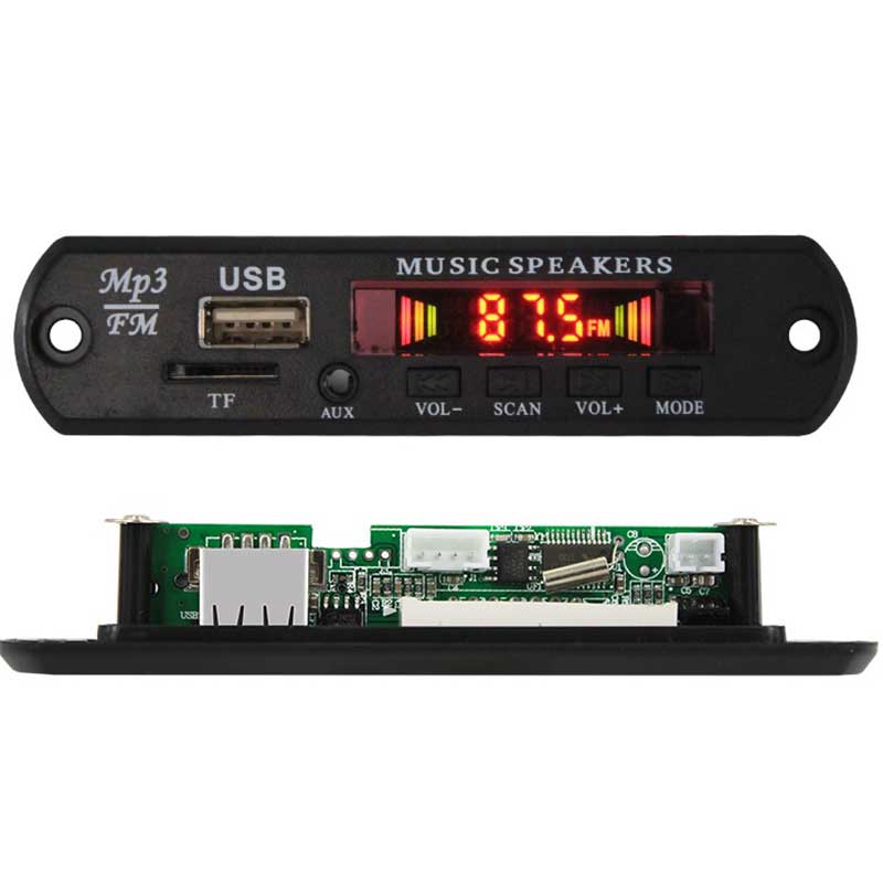 OEM и ODM fm-радио usb MP3-плеер декодер плата USB TF Радио BT mp3 WMA декодер плата 12 В Беспроводной MP3 декодер плата