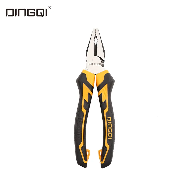 DingQi Hand Tool Germany Type 6 to 8 Inch Combination Plier With Tpr Handle For Cutting save 30% energy