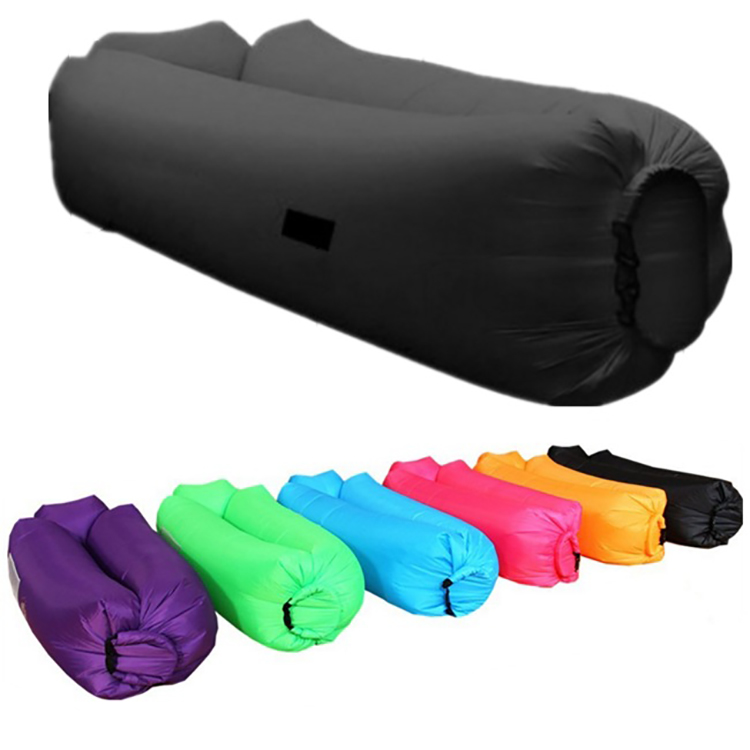 Custom Inflatable Lazy Sleeping Bag Couch Foldable Portable Waterproof Anti-Air Leaking Pool beach Camping Outdoor air sofa bed