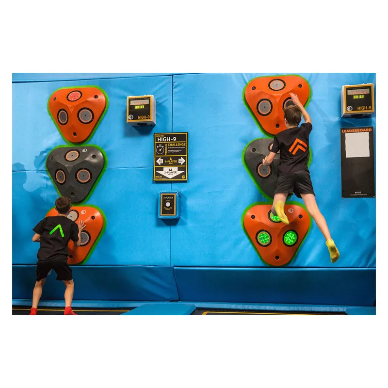 Hanlin Indoor Reaction Wall For Trampoline Park Reaction Wall Tap Tap Fun
