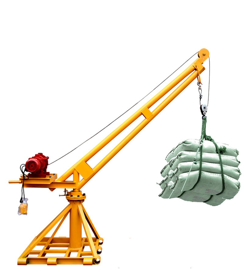 Factory Price Mobile Lifting Gantry Crane With Arm Electric Portable 360 degree outdoor roof crane