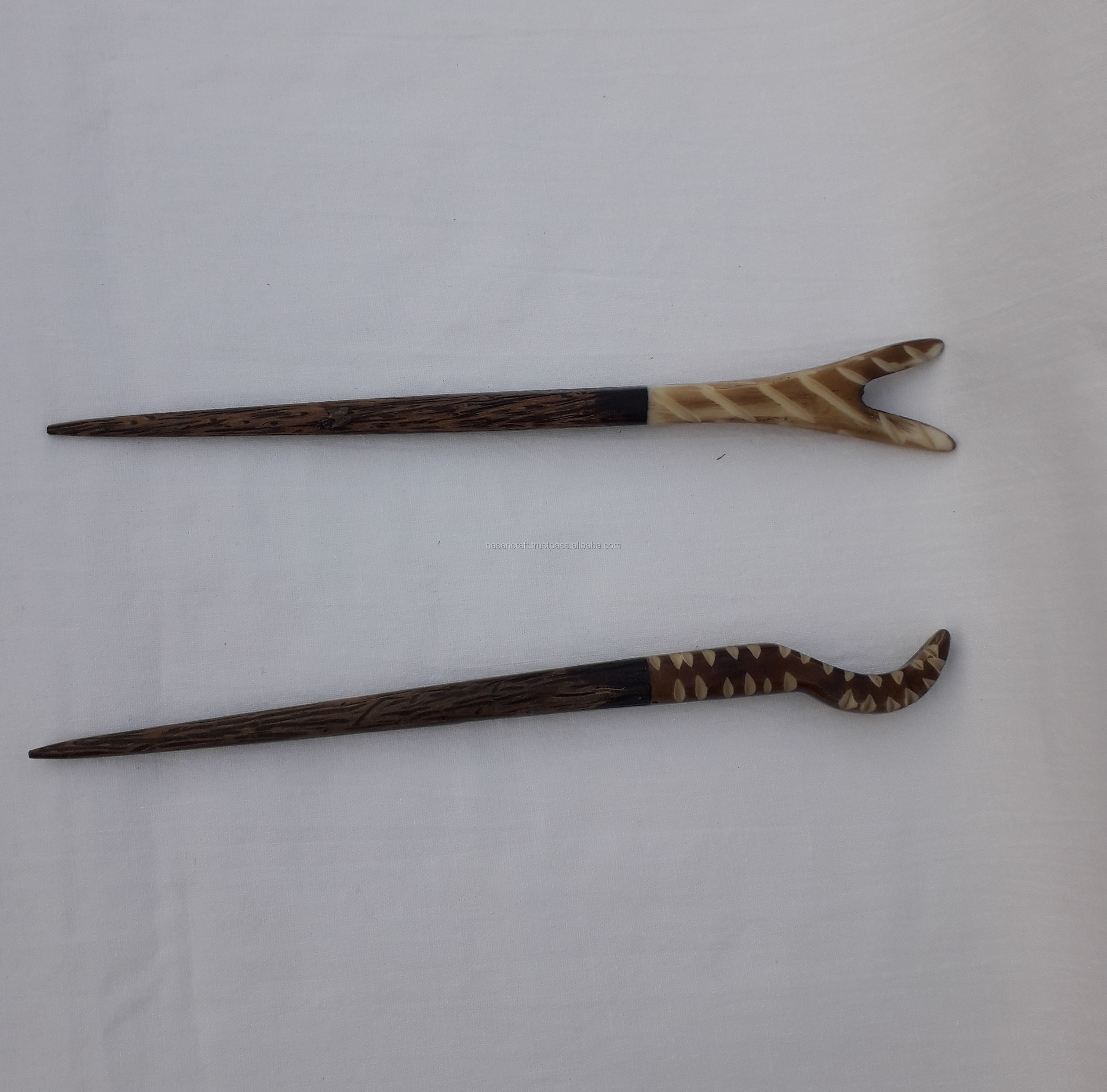 Bone & Wood Hair Sticks