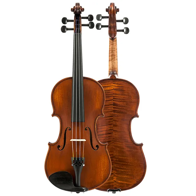 Высококачественная Профессиональная деревянная скрипка из углеродного волокна ручной работы с лаком