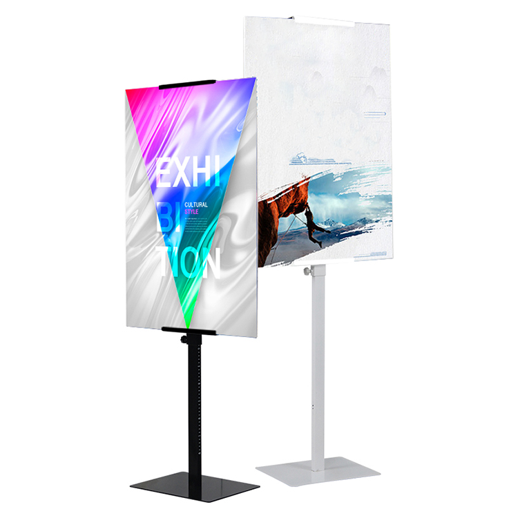 Height Adjustable Metal Poster Display Rack for Wholesale