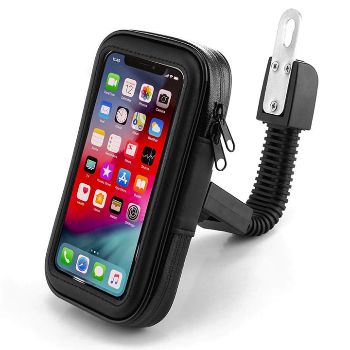 Weather Resistant 360 Degree Motorbike Phone Holder Waterproof Cell Phone Holder For Motorcycle